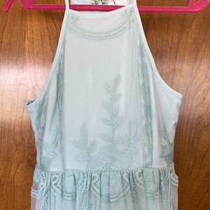 Entra blue dress. Size small. Never worn